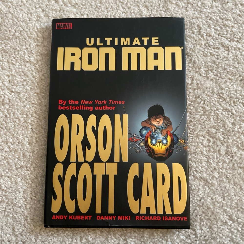 ULTIMATE IRON MAN HC Hardcover Orson Scott Card Andy Kubert 2006